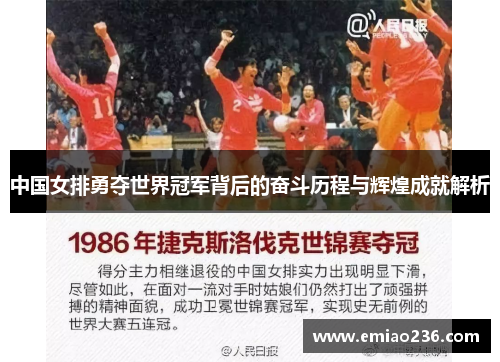 中国女排勇夺世界冠军背后的奋斗历程与辉煌成就解析